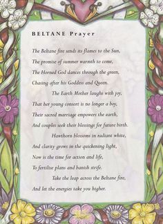 Beltane Prayer | Witches Of The Craft® Beltane Prayer, Beltane Quotes, Witch Prayers, Budget Witchcraft, Beltane Celebration, Beltane Recipes, Witch Holidays, Samhain Recipes, Witchy Christmas