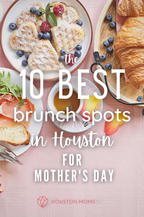 Best Brunch Spots in Houston For Mother's Day Wood Grill, Brunch Places, Seasonal Cocktail, Menu Cover, Brunch Cocktails, Biscuits And Gravy, Brunch Spots, Brunch Menu, Celebrate Mom