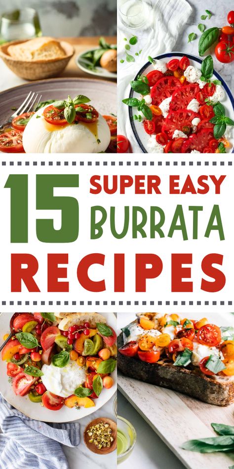 In this blog, we’ll share 15 super easy burrata recipes. Each recipe is simple and quick to make. You don’t need to be a chef to enjoy these tasty dishes.
#BurrataRecipes #EasyBurrataRecipes Arugula Burrata Salad, Recipes Using Burrata Cheese, How To Serve Burrata Cheese, Burrata Cheese Recipes, Buratta Recipe Dinners, Recipes With Burrata, Recipes With Burrata Cheese, Burrata Recipe Appetizers, Burrata Bar