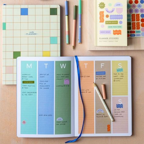 Inkerie Undated Weekly Planner commonplanner #mealplanner #viraldigitalplanner. Weekly Planner Ideas, Planner Making, Double Page Spread, Lay Out, Plan Your Week, Week Planner, Undated Weekly Planner, Small Business Planner, Executive Functioning