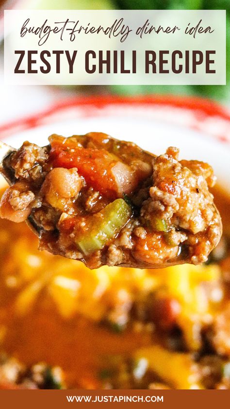 zesty chili recipe Chili With Ground Beef And Sausage, Chili With Cabbage, Chili With Celery, Chili Recipe With Celery, Recipe With Celery, Carrot And Celery Recipes, Green Pepper Recipes, Recipes Using Ground Beef, Chili Pepper Recipes