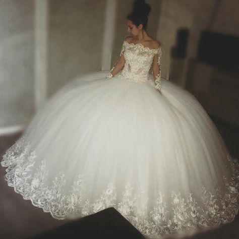 Wedding Dresses Big Poofy Princesses, Big Poofy Wedding Dress, Wedding Dresses Big Poofy, Poofy Wedding Dress, Wedding Dresses Modest, Poofy Dresses, Puffy Wedding Dresses, Poofy Dress, Big Wedding Dresses