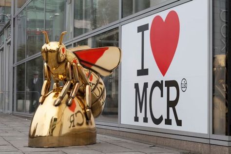 I Love Manchester, Different Bees, Manchester Bee, Manchester Central, Visit Manchester, Abandoned Churches, Manchester City Centre, Worker Bee, Manchester Art