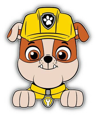 none Paw Patrol Cutouts, Paw Patrol Clipart, Paw Patrol Stickers, Imprimibles Paw Patrol, Pup Patrol, Paw Patrol Birthday Theme, Paw Patrol Cartoon, Head Cartoon, Rubble Paw Patrol