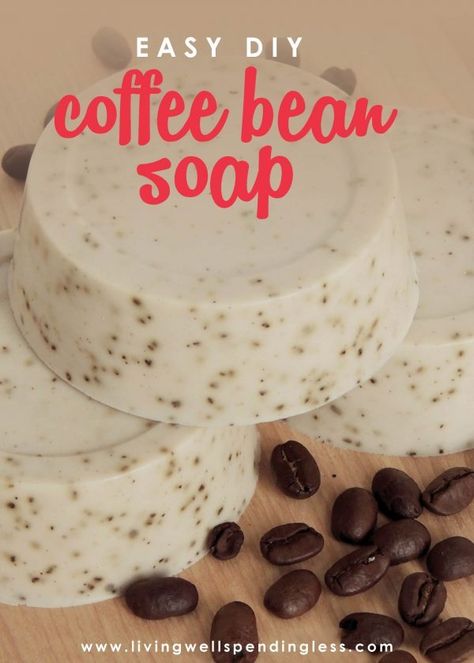 Diy Coffee Soap, Organic Soap Recipe, Coffee Soap Recipe, Foaming Hand Soap Recipe, Hand Soap Recipe, Diy Foaming Hand Soap, Soap Tutorial, Soap Gifts, Coffee Soap