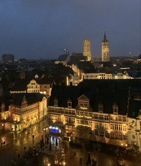 Cityscape Wallpaper, Ghent Belgium, Night Christmas, Belgium Travel, Dream Destinations, Belgium, Cityscape, Apartment, Christmas