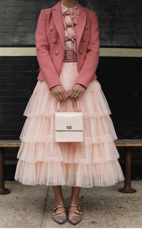 Tulle Skirts Outfit, Gonna In Tulle, Tulle Skirt Dress, Pink Tulle Skirt, Look Rose, Atlantic Pacific, Tulle Skirts, فستان سهرة, Influencers Fashion