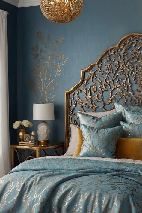 space planning,interior bedroom design,designers kitchen,primer paint for walls Turquoise Bedrooms, Howls Bedroom, Aqua Bedroom, Bedroom Palette, Moroccan Inspired Bedroom, Turquoise Bedroom, Bedroom Turquoise, Fall Furniture, Moroccan Bedroom