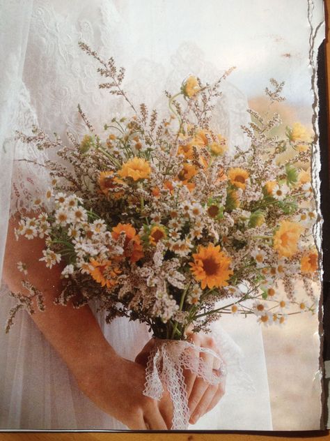 Maybe one day I won't be so cynical.. Grad Bouquet, Future Board, Wildflower Wedding Bouquet, Daisy Bouquet, Boquette Flowers, Sunflower Bouquets, Fairy Wedding, Wild At Heart, Wildflower Bouquet