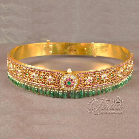 Light Weight Vaddanam Designs Gold, Vadanam Designs Gold, Vaddanam Designs, Antique Gold Jewelry Indian, Bridal Jewelry Vintage, Antique Jewellery Designs, Gold Jewelry Simple Necklace, Gold Necklace Indian Bridal Jewelry, Antique Bridal Jewelry