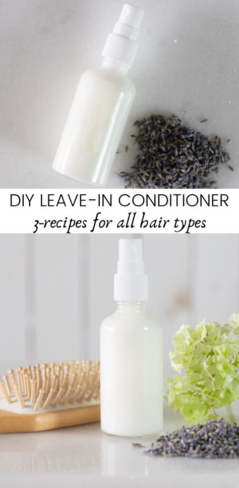 5 moisturizing DIY leave in conditioner recipes for all hair types. Made with essential oils best for hair growth and other all-natural products. #naturalhaircare Best For Hair Growth, Hair Conditioner Recipe, Diy Conditioner, Conditioner Recipe, Natural Hair Conditioner, Natural Hair Diy, Diy Shampoo, Hair Care Recipes, Natural Conditioner