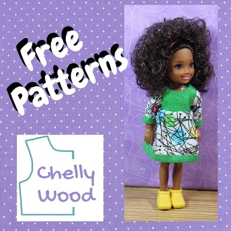 Chelsea Clothes Patterns, Chelsea Doll Clothes Patterns, Barbie Chelsea Doll Clothes, Chelsea Doll Clothes Patterns Free, Barbie Chelsea Doll Clothes Diy, Diy Chelsea Doll Clothes, Chelsea Doll Clothes, Barbie Stacie Doll, Chelsea Barbie