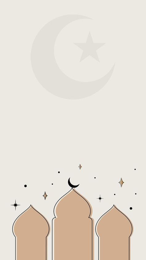 Ramadan iPhone wallpaper, brown aesthetic line art design | free image by rawpixel.com / Techi Ramadan Kareem Design Art, Ramadan Aesthetic Wallpaper, Iphone Wallpaper Brown Aesthetic, Ramadan Backgrounds, Iphone Wallpaper Brown, Wallpaper Brown Aesthetic, Ramadan Wallpapers, Ramadan Aesthetic, Image Ramadan