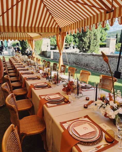 All Posts • Instagram Villa Cetinale, Welcome Party, Striped Wedding, Event Tent, Welcome To The Party, Private Villas, Outdoor Ceremony, Garden Party, Tuscany