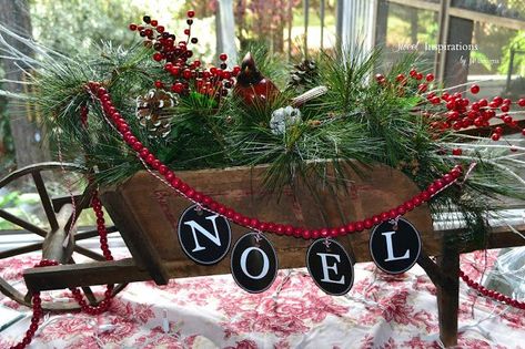 Wheelbarrow Christmas Ideas, Wheelbarrow Christmas Decor, Wagon Decor Outdoor, Christmas Wheelbarrow Ideas, Christmas Wagon Decor, Christmas Wheelbarrow, Wheelbarrow Flowers, Wheelbarrow Decor, Wagon Decor