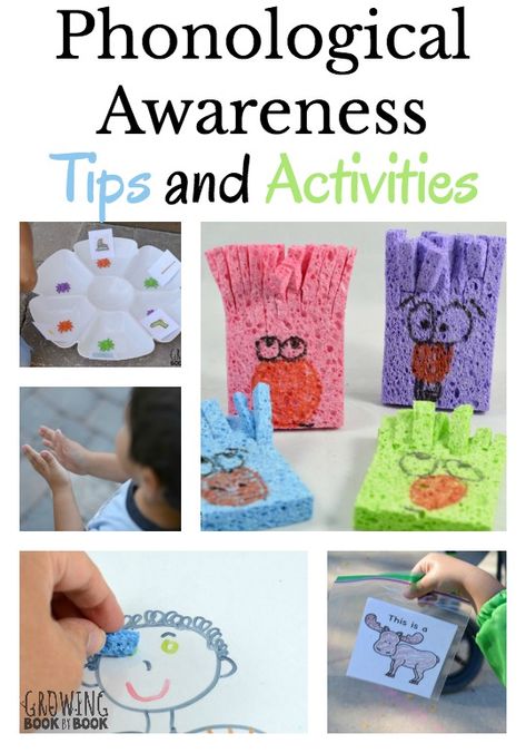 Teaching Hacks, Emergent Literacy, Phonological Awareness Activities, Block Building, Phonemic Awareness Activities, Rhyming Activities, Kindergarten Curriculum, Preschool Literacy, Activity Center