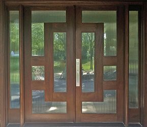 Arched Exterior Doors, Wood Door Design, Baby Mehndi, Exterior Wood Doors, Mid Century Modern Exterior, Doors Ideas, Wood Exterior, Doors Modern, Wood Exterior Door