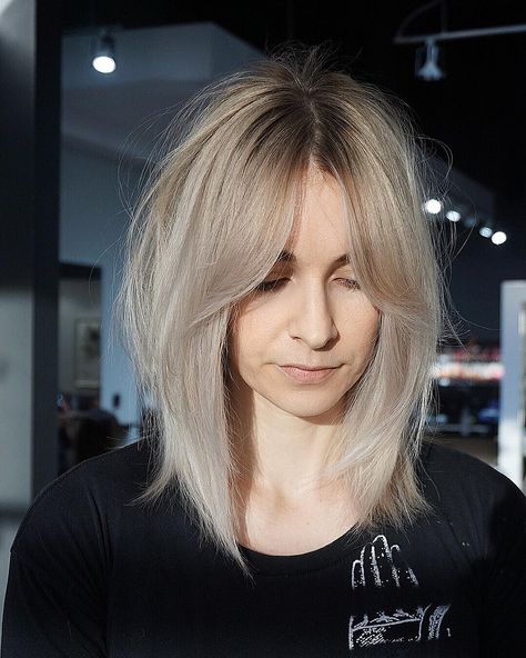 Κούρεμα Bob, Hair 2018, Super Hair, Long Bob Hairstyles, Short Haircut, Haircuts For Long Hair, Medium Hair Cuts, Curtain Bangs, Cool Haircuts