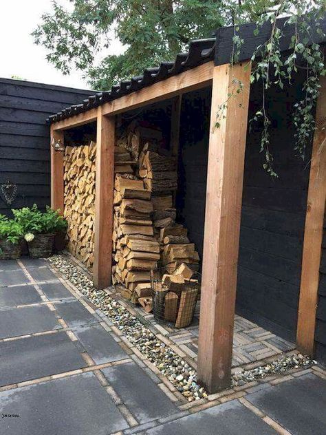 Outdoor Firewood Storage, Firewood Storage Outdoor, Outdoor Firewood Rack, Firewood Shed, Wood Store, Firewood Storage, Wood Shed, Garden Storage, Wood Storage