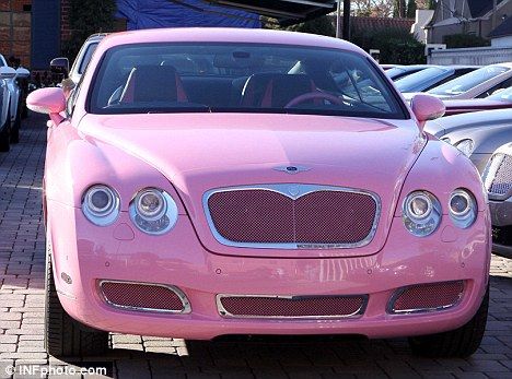 pink bentley.   My daughters favorite color and dream car.  Perfect Pink Bentley, Girly Car, Bentley Continental Gt, Ford Raptor, Pink Car, Bentley Continental, Pink Room, Tickled Pink, G Wagon