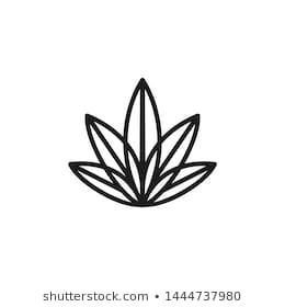 Hemp Leaf Drawing, Hemp Leaf, Lip Tattoos, Leaf Drawing, Leaf Logo, Creative Embroidery, Eye Tattoo, Logo Icon, Vector Template