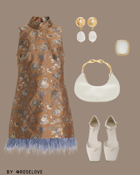 Step into luxury with this stunning floral brocade mini dress! The feathered hem and statement accessories add a touch of glam that’s perfect for any special occasion. Complete the look with platform heels and gold accents. 💫

🛍️ Shop this elegant ensemble now! #LuxuryStyle

Shoes : https://sovrn.co/ym6z5j4 

#OOTD #EveningGlam #StatementLook #EffortlessElegance #BrocadeDress #ShopNow #FashionInspo Brocade Dresses, Statement Accessories, Platform Heels, Gold Accents, Special Occasion, Fashion Inspo, Shop Now, Ootd, Mini Dress