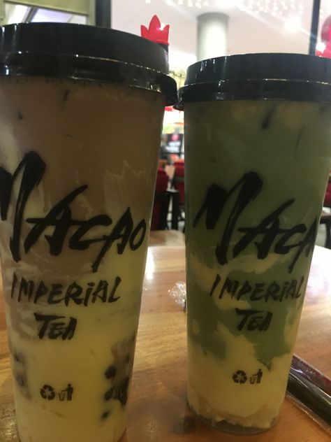 Big Brew Milk Tea Prank, Macao Imperial Tea, Chestnut Cream, Milk Tea, Sunset Photography, Chestnut, Matcha, Cream Cheese, Milk