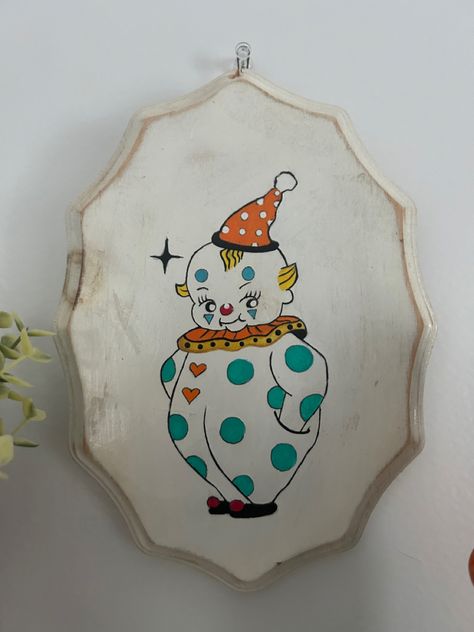 Clown Kewpie, Kewpie Clown, King Of Hearts, Custom Decor, Working With Children, San Diego California, Doodle Drawings, Cute Doodles, House Decor