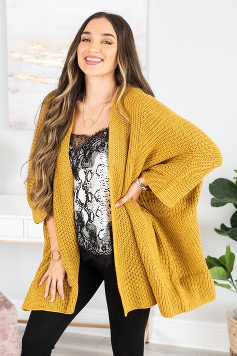 Yellow Cardigan Outfit, Yellow Cardigan Outfits, Mustard Yellow Cardigan, Bronze Nails, Mustard Cardigan, Gold Cardigan, Mustard Yellow Sweater, Cardigan Plus Size, Yellow Coat