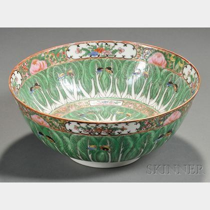 Sold at auction Chinese Export Porcelain Cabbage Leaf Pattern Bowl Auction Number 2567B Lot Number 818 | Skinner Auctioneers Pattern Bowl, Cabbage Leaves, Chinese Export, American Furniture, Chinese Ceramics, Leaf Pattern, Items For Sale, Art Decor, Auction