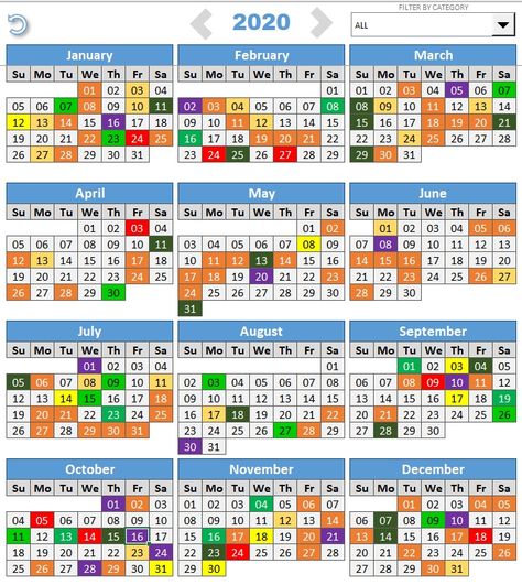 Dynamic annual calendar in Excel, with a practical entry form. Manage your events / tasks / reminders easily! Excel Spreadsheets Templates, Annual Planning, Excel Calendar Template, Interactive Calendar, Excel Calendar, Calendar Reminder, Planning Calendar, Excel Tips, Computer Work