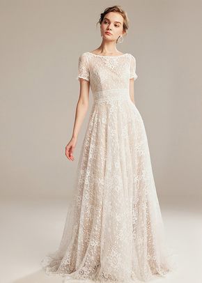 Top Wedding Dress Designers, Green Wedding Dresses, Wedding Dress Gallery, Cheap Wedding Dresses Online, Custom Size Dresses, Ivory Wedding Dress, Bateau Neckline, Online Wedding Dress, Bridal Wedding Dresses