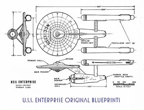 Star Trek LCARS Blueprint Database - Star Trek Blueprints: U.S.S. Enterprise Space Cruiser Blue Print Poster, Star Trek Ship, Enterprise Model, Uss Enterprise Ncc 1701, Star Trek Poster, Uss Enterprise Star Trek, Enterprise Ncc 1701, Star Trek Series, Star Trek Starships