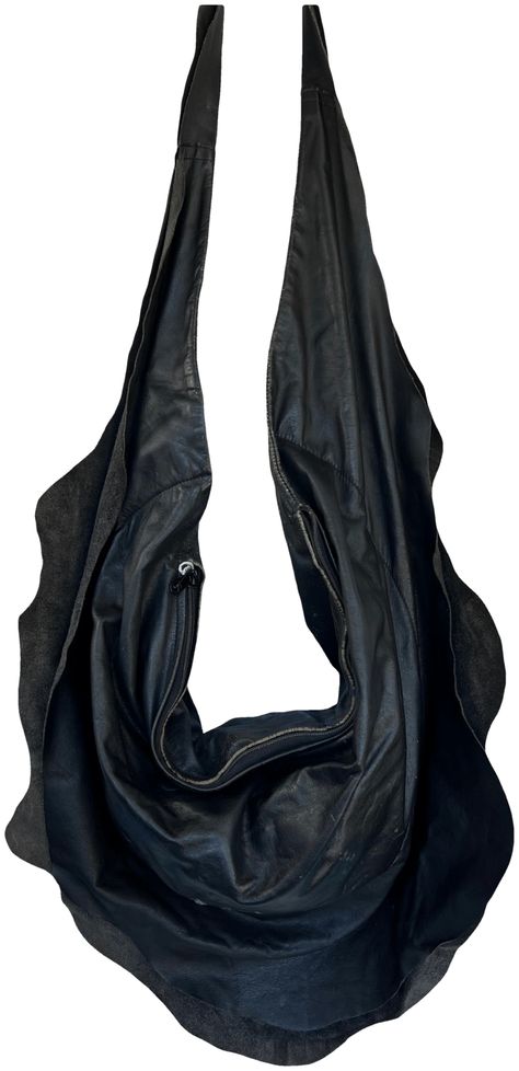 80's Black Leather Oversize Ravioli Slouch Bag- no visible label tags - wear to both the interior and exterior, please *see photos* Measures...Height: 13"Length: 25"Width of Leather 'fringe'...max: 8.5"min: 4" Oversized Bags, Black Shopping Bag, Chanel 90s, Cottagecore Pink, Slouch Bag, Cult Of Personality, Slouch Bags, Boho Tote, Green Tote