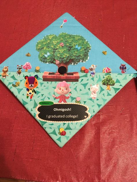 animal crossing graduation cap Cap Decoration Graduation Minecraft, Stardew Valley Graduation Cap, Animal Crossing Graduation Cap, Pokemon Graduation Cap, Animal Graduation Cap, Zelda Graduation Cap, Diy Grad Cap, Grad Cap Decorated, College Grad Cap Ideas