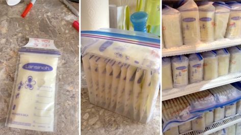 Freezer Milk Storage, Deep Freezer Breastmilk Organization, How To Organize Breastmilk In Freezer, Freezer Breastmilk Storage Ideas, Milk Storage Containers Fridge, Organizing Breastmilk In Freezer, Breast Milk Storage Organization, Breast Milk Freezer Storage Ideas, Breast Milk Storage Freezer