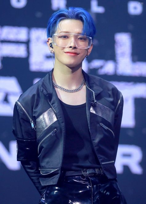 Hongjoong Blue, Oh Captain My Captain, Captain My Captain, Boyfriend Wallpaper, Sans Cute, Beauty Pop, Kim Hongjoong, Kpop Guys, Asian Men