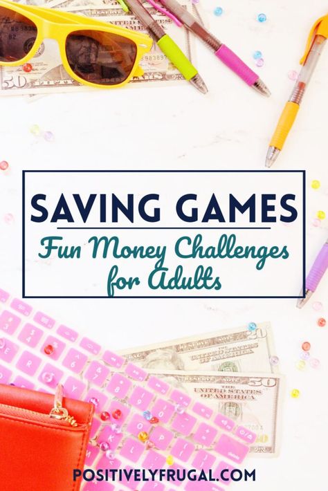 Saving Games: Fun Money Challenges for Adults Money Saving Games For Adults, Fun Money Games For Adults, Fun Savings Challenge Games, Money Saving Games, Challenge For Teens, Money Challenges, Money Management Activities, Money Saving Jar, Savings Chart