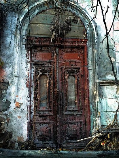 haunted house doors dark creepy old moody fear abandoned exterior entrance sullen stock image custom content Creepy Hallway, Creepy Door, Scary Door, Ghost Quartet, Cultural Decor, Scary Cartoon, Vampire Mansion, Gcse Sketchbook, Story Boarding