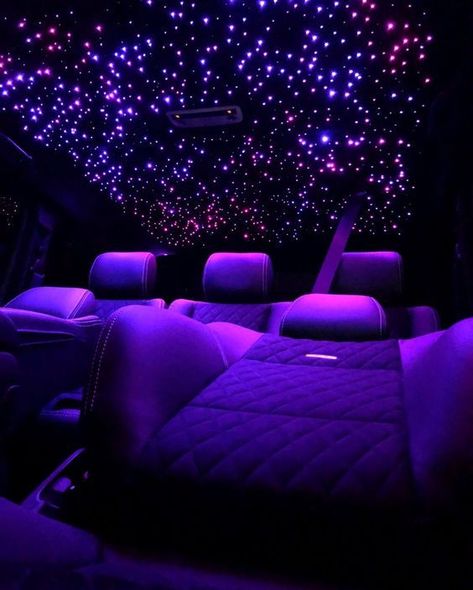 Purple Car, Luxury Car Interior, Pimped Out Cars, Girly Car, Dark Purple Aesthetic, Fotografi Vintage, Car Led Lights, Fancy Cars, Classy Cars