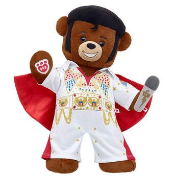 Elvis Presley Teddy Bear, Elvis Costume, Elvis Sings, 55th Anniversary, Elvis Presley Photos, Hair Icon, Paw Pads, Colorful Gifts, Party Stores