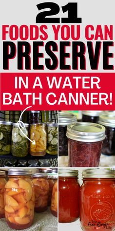 Canning Water, Water Bath Canning Recipes, Easy Canning, Pressure Canning Recipes, Canning 101, Canning Fruit, Home Canning Recipes, Canning Vegetables, Canning Jam