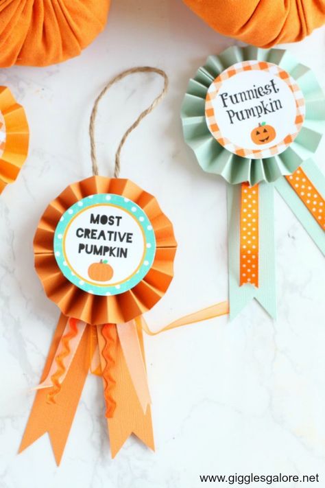 Free Printable Pumpkin Carving Party Awards Class Party Decoration Ideas, Diy Awards, Decorated Pumpkins, Pumpkin Carving Contest, Pumpkin Decorating Contest, Award Ribbons, Pumpkin Carving Party, Creative Pumpkin Carving, Pumpkin Contest