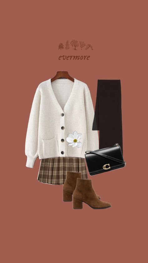 evermore - taylor swift outfit inspo #aesthetic #taylorswift #outfit #inspo #look #evermore #music #album #pop #popular #forestcore #brown Outfit Inspo Aesthetic, Taylor Swift Outfits, Autumn Aesthetic, Music Album, Aesthetic Outfits, Outfits Aesthetic, Birthday Outfit, Aesthetic Clothes, Taylor Swift