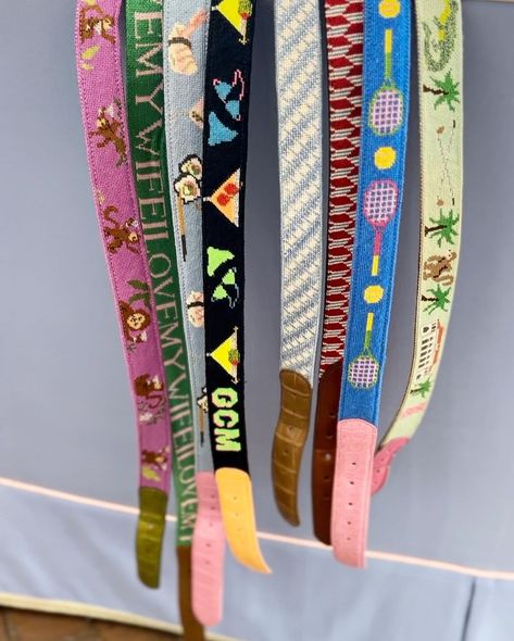 Lycette Needlepoint (@lycettedesigns) • Instagram photos and videos Lycette Needlepoint, Needlepoint Belt, Colorwork Chart, Needlepoint Belts, January 15, Mens Belts, Needlepoint, Belts, Cross Stitch