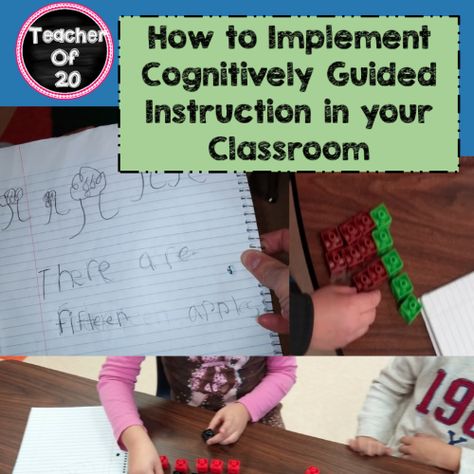 Please welcome Nicole from Teacher0f20 to Minds in Bloom today! Nicole is sharing her insight on implementing cognitively guided instruction in the classroom. I love talking about CGI, because it is something on which my district is big, and it is something that I think I’ve successfully implemented in my classroom! CGI stands for Cognitively Guided Instruction, and it is a way to teach math by Dok Levels, Number Talks, Math Talk, Fourth Grade Math, Instructional Strategies, Math Words, Kindergarten Ideas, Math Workshop, Guided Math