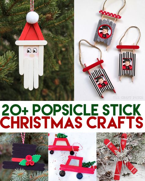 The Cutest Popsicle Stick Christmas Craft Ideas! Perfect snow day activity for the kids this holiday season. #christmascrafts #christmascraftsforkids #popsiclestickcrafts Popcical Craft, Fun Christmas Activities For Kids, Popsicle Stick Ornaments, Popsicle Stick Christmas Crafts, Popsicle Stick Crafts For Kids, Stick Christmas Tree, Fun Christmas Activities, Popsicle Crafts, Christmas Crafts For Kids To Make