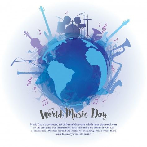 World Music Day Poster, Music Day Poster, Happy World Music Day, Cute Crush Quotes, World Music Day, Music Day, Indie Festival, Woman Singing, Music Signs