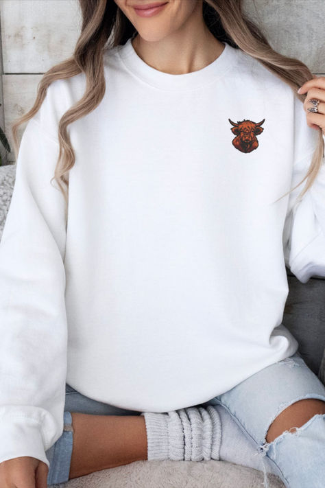 Wrap yourself in cozy comfort with our Embroidered Highland Cow Sweatshirt. 🐮✨ Pre-shrunk and available in various sizes, this unique piece features a beautifully embroidered design that celebrates the charm of the Scottish Highlands. 🏴󠁧󠁢 Perfect for farm owners, embroidery fans, or anyone who loves cows! Visit our online store to add this delightful sweatshirt to your collection. 💕 #Fashion #Embroidery #Farm #HighlandCollection Highland Cows, Fashion Embroidery, Scottish Highlands, Highland Cow, Comforters Cozy, Embroidered Design, Unique Pieces, Cow, Online Store