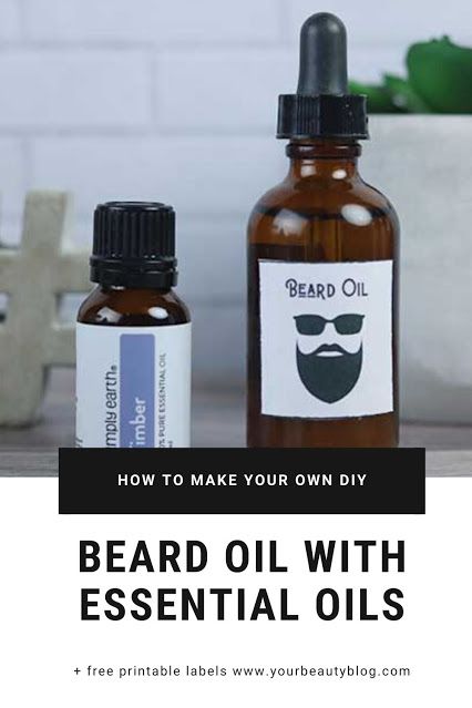 How to make your own homemade beard oil recipe. This easy diy for men has calendula infused oil and essential oils. Try this recipe DIY homemade beard oil for Fathers Day DIY gift ideas. Learn about the benefits of the natural oils and how to use it. Includes labels printable so it's ready to gift. This recipe DIY how to make a beard oil with a home made recipe. #beardoil #diy #essentialoils Recipe Free Printable, Homemade Beard Oil, Calendula Infused Oil, Diy Beard Oil, Beard Oil Recipe, Diy Natural Beauty Recipes, Mens Beard, Diy Beard, Natural Skincare Recipes